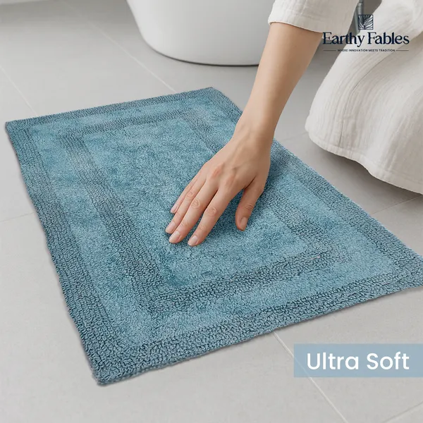 Blue_Reversible_Bath_Mat_100%_Cotton_2000_GSM_80x50_Cm_(Set_of_1)