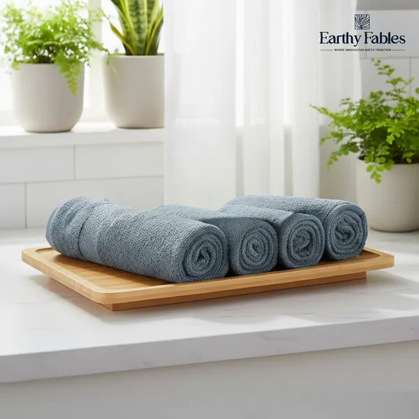 Aqua_Hand_Towel_100%_Combed_Cotton_600_GSM_60x40_Cm_(Set_of_4)