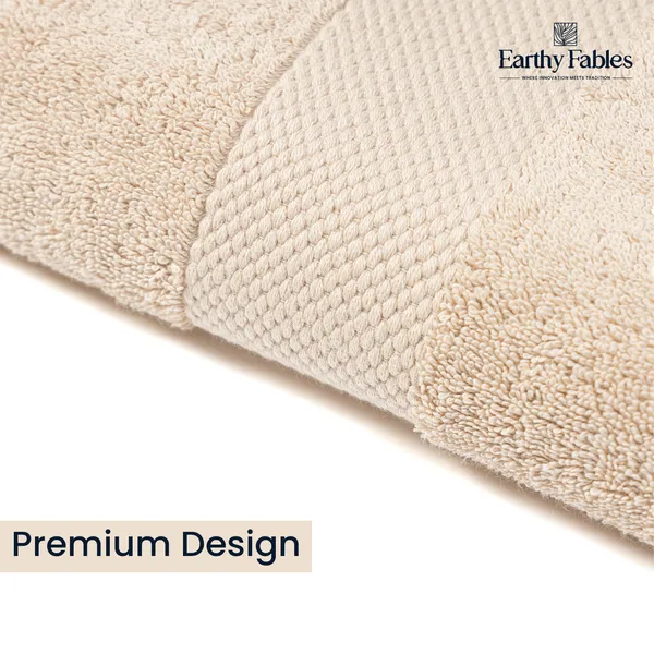 Beige_Face_towel_100%_Combed_Cotton_600_GSM_30X30_Cm_(Set_of_4)