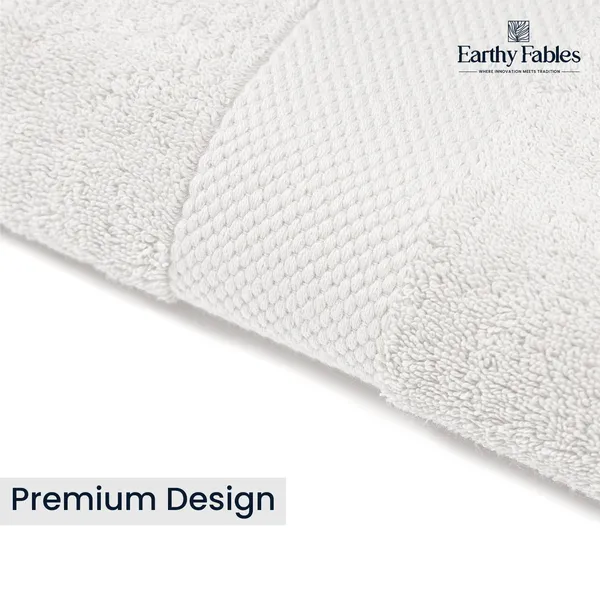 White_Hand_Towel_100%_Combed_Cotton_600_GSM_60x40_Cm_(Set_of_4)