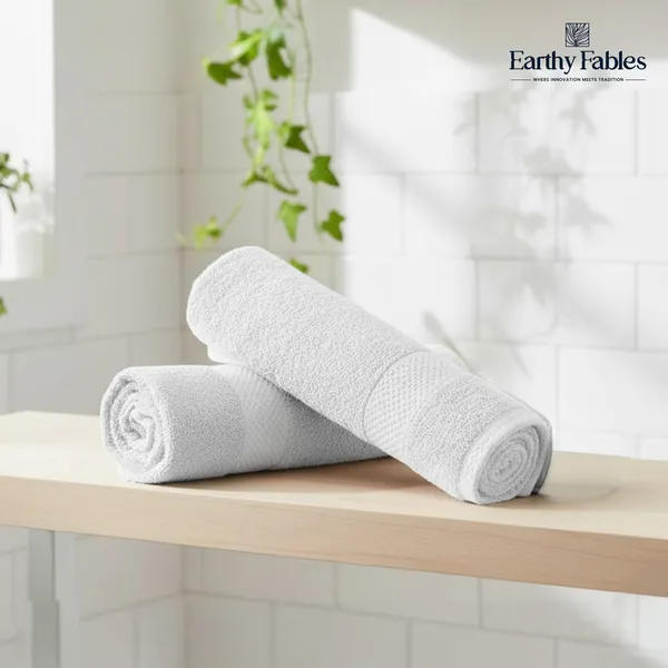 White_Hand_Towel_100%_Combed_Cotton_600_GSM_60x40_Cm_(Set_of_2)
