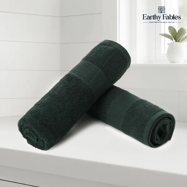 Dusty_Green_Bath_Towel_100%_Carded_Cotton_400_GSM_140x70_Cm_(Set_of_2)
