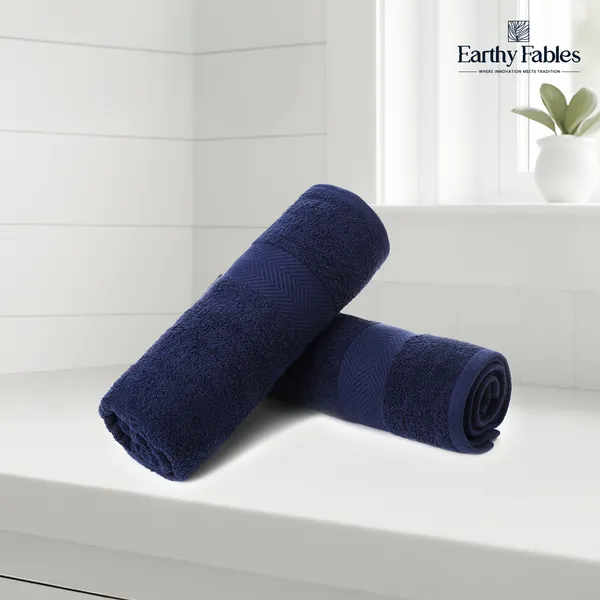 Navy_Blue_Bath_Towel_100%_Carded_Cotton_500_GSM_140x70_Cm_(Set_of_2)
