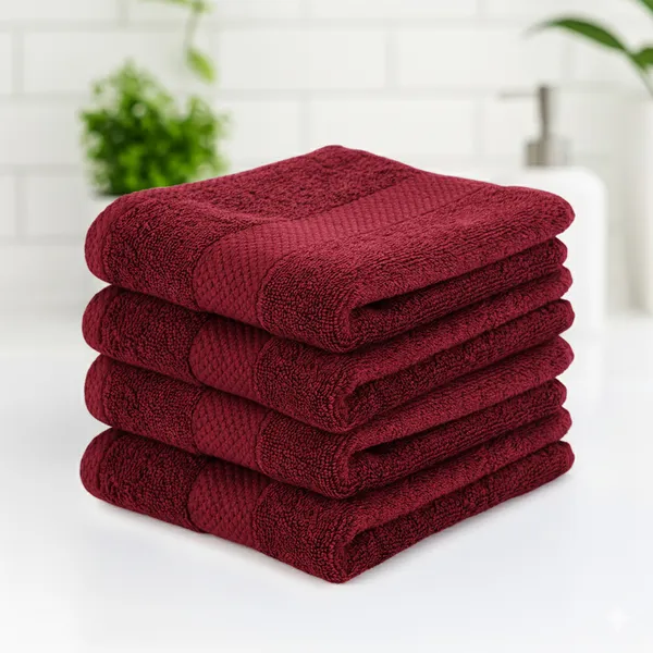 Vintage_Maroon_Hand_Towel_100%_Combed_Cotton_600_GSM_60x40_Cm_(Set_of_4)