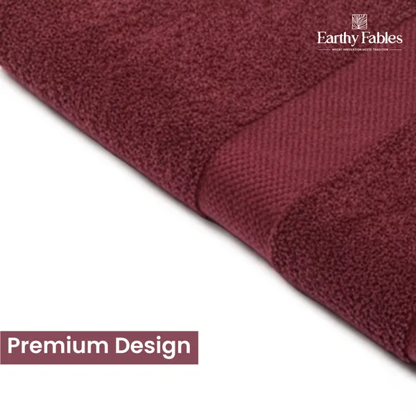 Vintage_Maroon_Face_towel_100%_Combed_Cotton_600_GSM_30X30_Cm_(Set_of_4)