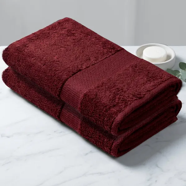 Vintage_Maroon_Bath_Towel_100%_Combed_Cotton_600_GSM_150x70_CM_(Set_of_2)