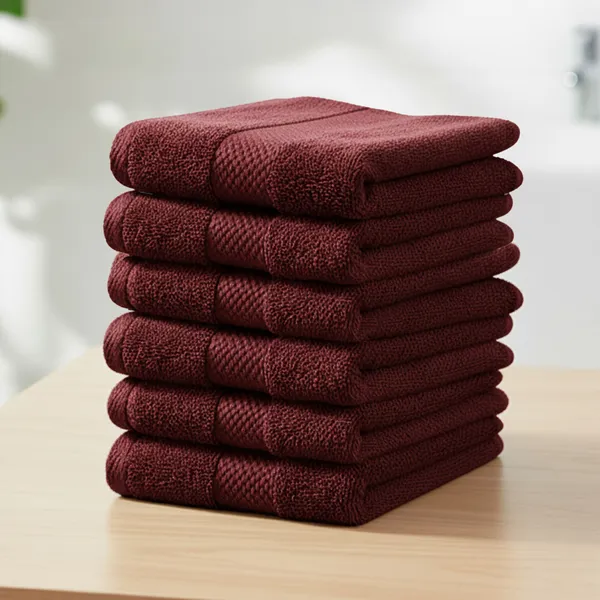 Vintage_Maroon_Face_towel_100%_Combed_Cotton_600_GSM_30X30_Cm_(Set_of_6)