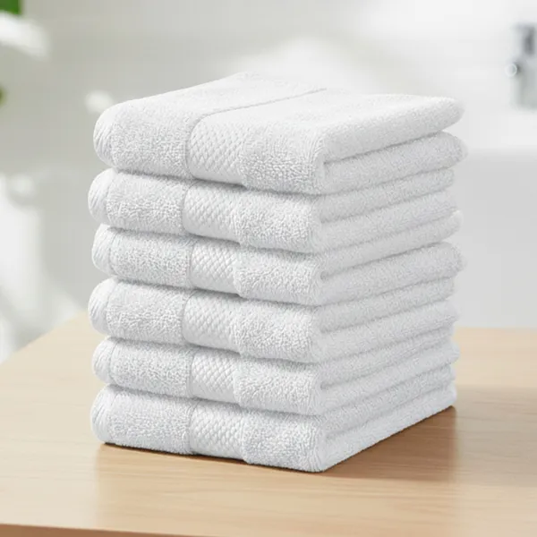 White_Face_towel_100%_Combed_Cotton_600_GSM_30X30_Cm_(Set_of_6)