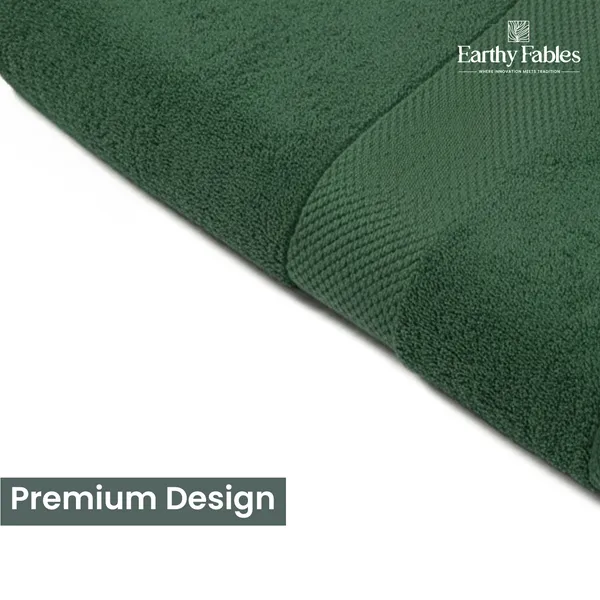 Castleton_Green_Hand_Towel_100%_Combed_Cotton_600_GSM_60x40_Cm_(Set_of_6)