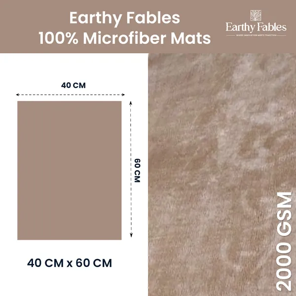 Beige_Feather_Rug_100%_Microfiber_2000_GSM_60x40_Cm_(Set_of_1)
