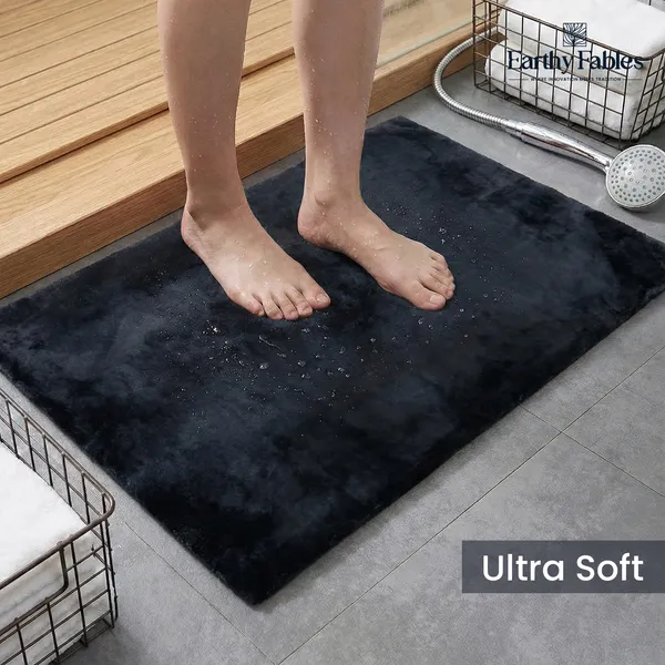 Grey_Feather_Rug_100%_Microfiber_2000_GSM_60x40_Cm_(Set_of_1)