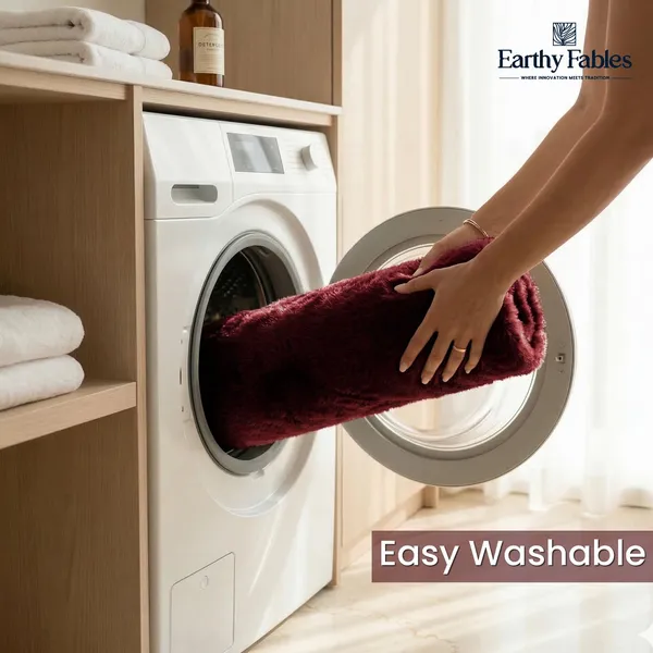 Wine_Plush_Bath_Mat_100%_Microfiber_2000_GSM_60x40_Cm_(Set_of_1)