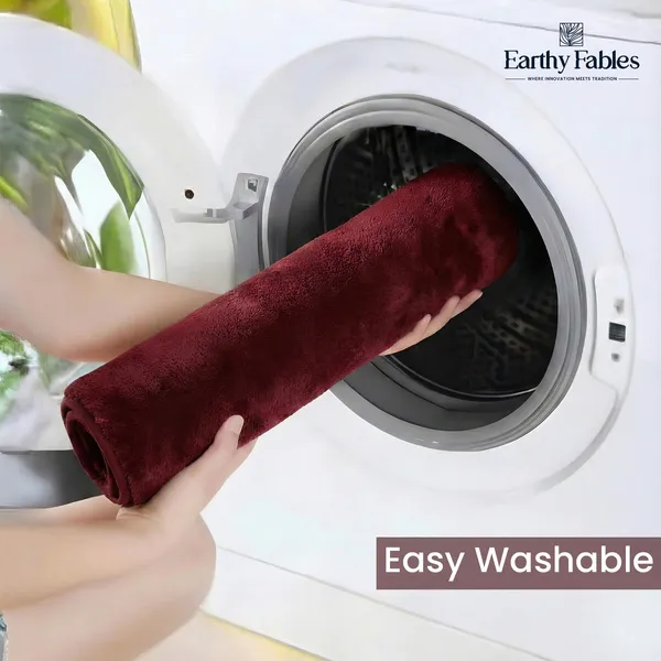 Wine_Feather_Rug_100%_Microfiber_2000_GSM_60x40_Cm_(Set_of_1)