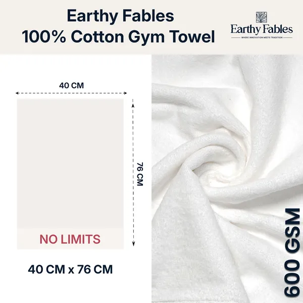 White_Gym_Towel_100%_Combed_Cotton_600_GSM_40X76_Cm_(Set_of_1)