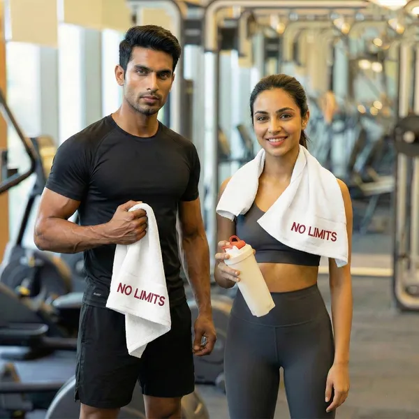 White_Gym_Towel_100%_Combed_Cotton_600_GSM_40X76_Cm_(Set_of_1)
