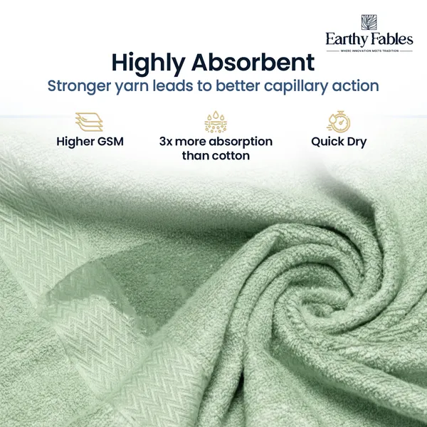 Sage_Green_Hand_Towel_100%_Bamboo_600_GSM_60x40_Cm_(Set_of_2)