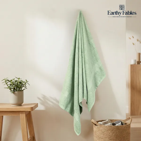Sage_Green_Bath_Towel_100%_Bamboo_600_GSM_140x70_Cm_(Set_of_1)