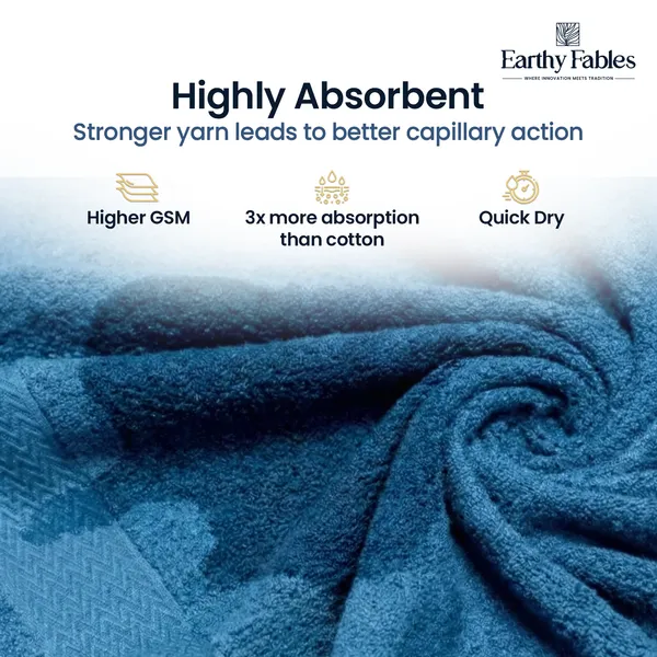 Midnight_Blue_Hand_Towel_100%_Bamboo_600_GSM_60x40_Cm_(Set_of_2)