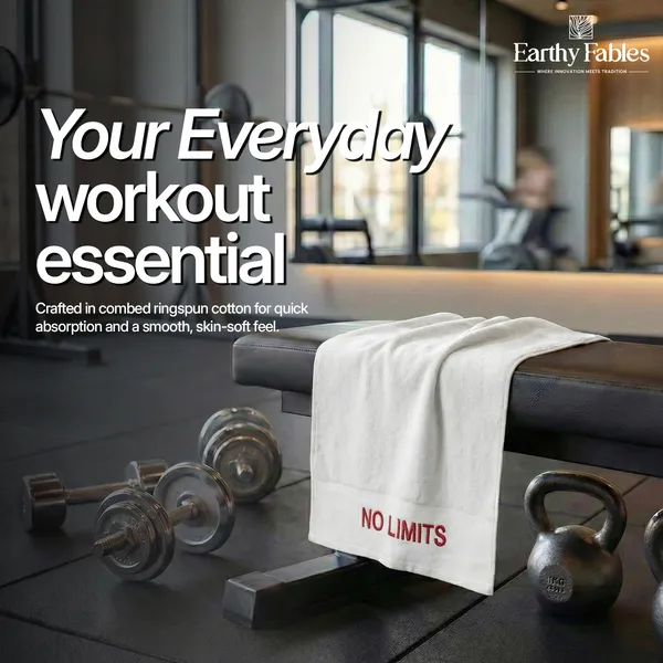 White_Gym_Towel_100%_Combed_Cotton_600_GSM_40X76_Cm_(Set_of_2)