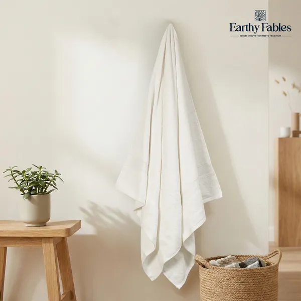 Pearl_White_Hand-Bath_Towel_Combo_100%_Bamboo_600_GSM_140x70_Cm_(Set_of_4)