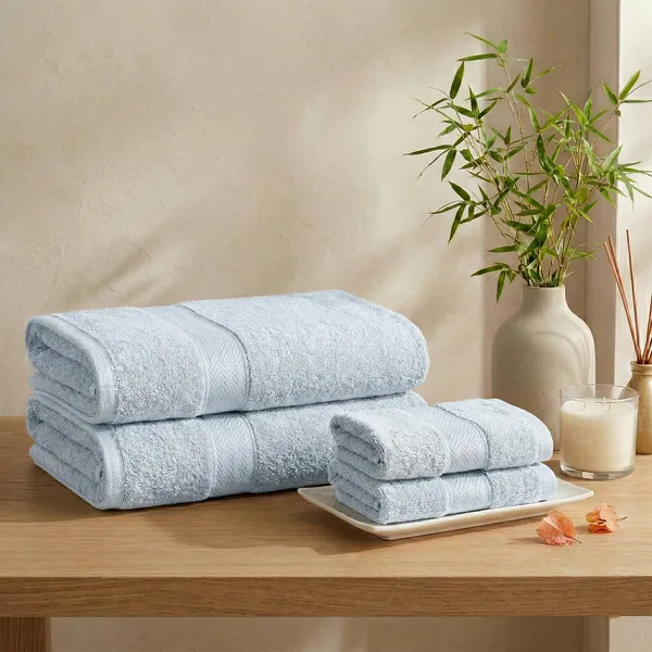 Crystal_Blue_Hand-Bath_Towel_Combo_100%_Bamboo_600_GSM_140x70_Cm_(Set_of_4)