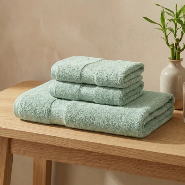 Sage_Green_Hand-Bath_Towel_Combo_100%_Bamboo_600_GSM_140x70_Cm_(Set_of_3)