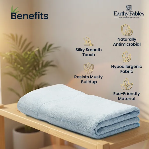 Crystal_Blue_Bath_Towel_100%_Bamboo_600_GSM_140x70_Cm_(Set_of_2)