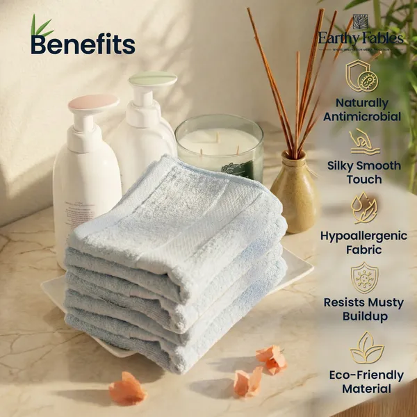 Crystal_Blue_Hand_Towel_100%_Bamboo_600_GSM_60x40_Cm_(Set_of_4)
