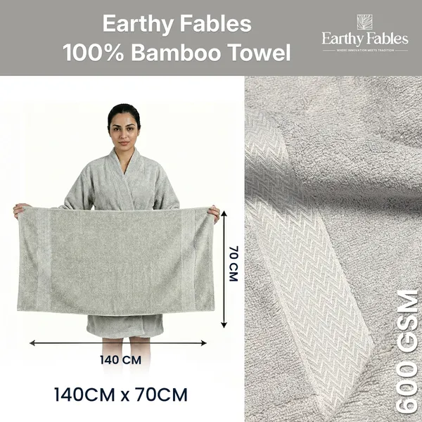Ash_Grey_Bath_Towel_100%_Bamboo_600_GSM_140x70_Cm_(Set_of_2)