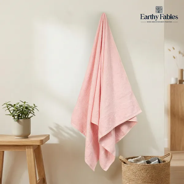 Rose_Pink_Bath_Towel_100%_Bamboo_600_GSM_140x70_Cm_(Set_of_2)