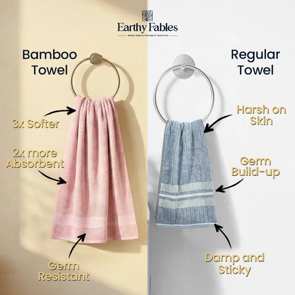 Rose_Pink_Hand_Towel_100%_Bamboo_600_GSM_60x40_Cm_(Set_of_4)