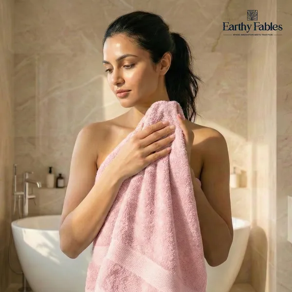 Rose_Pink_Hand_Towel_100%_Bamboo_600_GSM_60x40_Cm_(Set_of_4)