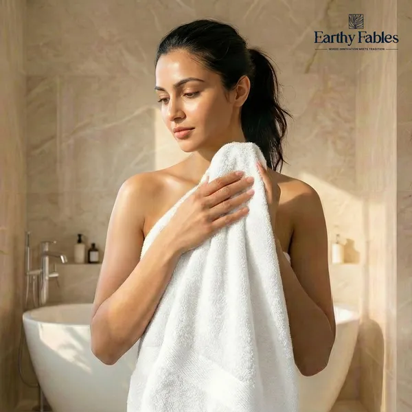 Pearl_White_Hand_Towel_100%_Bamboo_600_GSM_60x40_Cm_(Set_of_4)