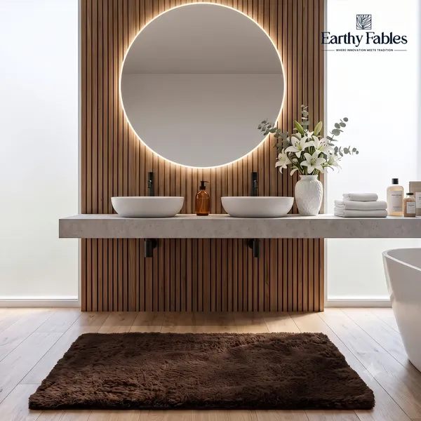 Mink_Brown_Plush_Bath_Mat_100%_Microfiber_2000_GSM_60x40_Cm_(Set_of_1)
