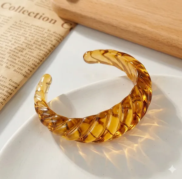 Textured_Open_Resin_Bangle-_Colour_brown