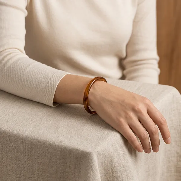 Classic_Thin_Acrylic_Bangle_Brown