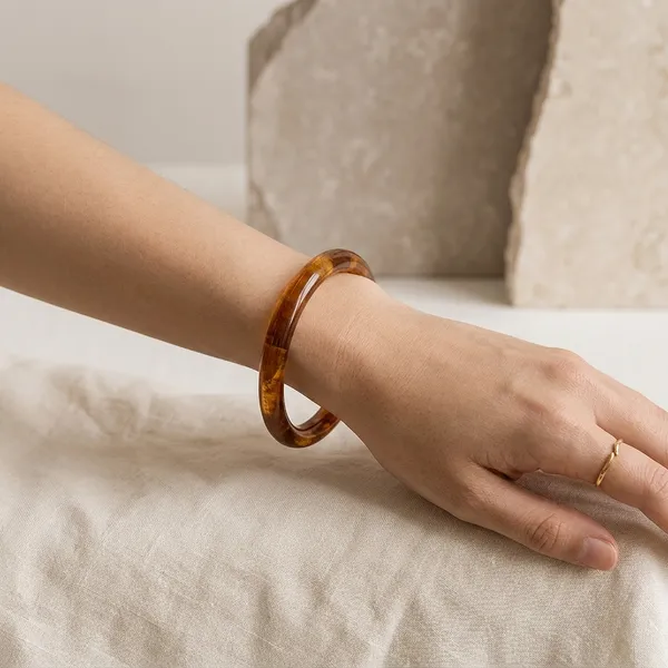 Classic_Thin_Acrylic_Bangle_Brown