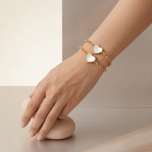 Heart_Bracelet_White_-_Pack_Of_2