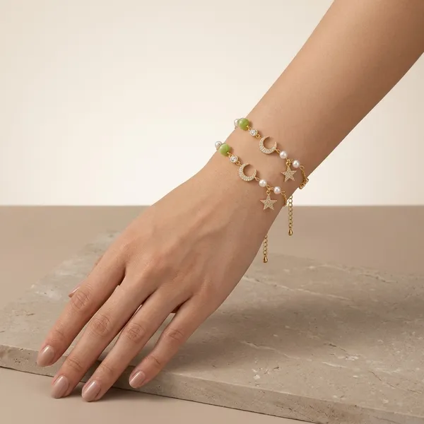 Minicharm_Bracelet_Green_-_Pack_Of_2