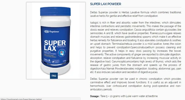 superlax_Herbal_Digestive_Powder
