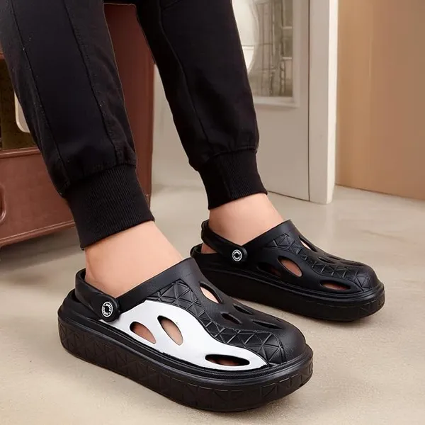 Black_Ethylene_Vinyl_Acetate_Clogs_For_Men_&_Boys