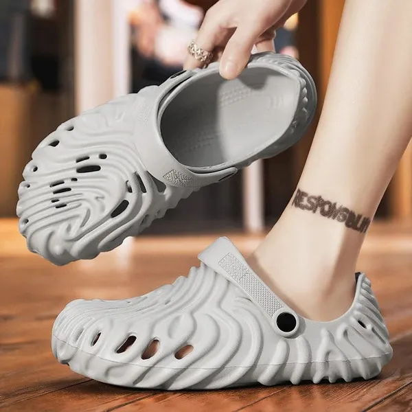 Grey_Ethylene_Vinyl_Acetate_Clogs_For_Men_&_Boys