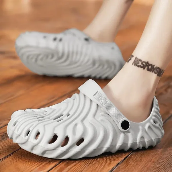 Grey_Ethylene_Vinyl_Acetate_Clogs_For_Men_&_Boys