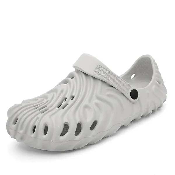 Grey_Ethylene_Vinyl_Acetate_Clogs_For_Men_&_Boys