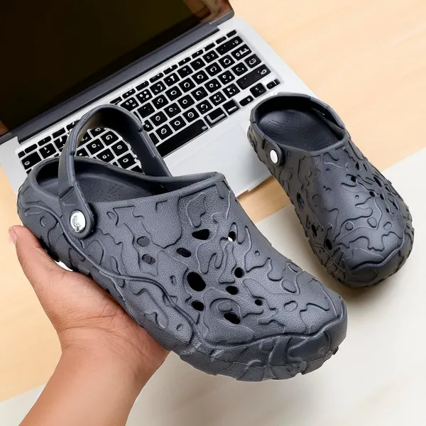 Dark_Grey_Synthetic_Leather_Sandals_For_Men_&_Boys