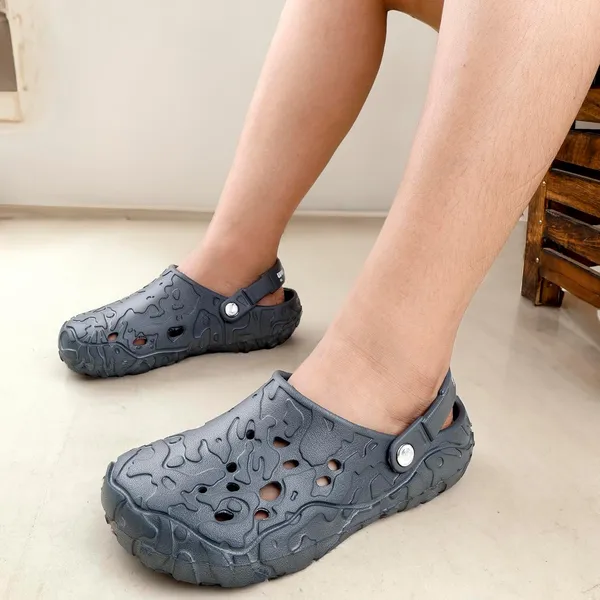 Dark_Grey_Synthetic_Leather_Sandals_For_Men_&_Boys