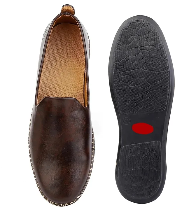 Brown_Synthetic_Leather_Loafers_For_Men_&_Boys