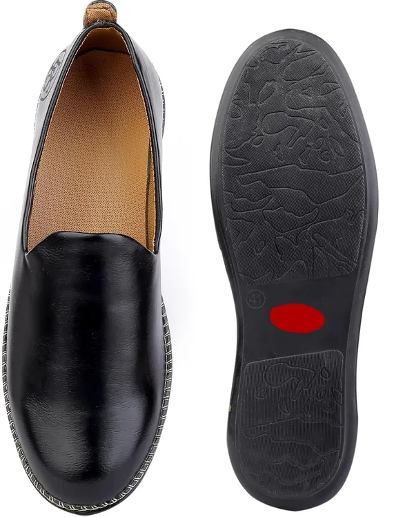 Black_Synthetic_Leather_Loafers_For_Men_&_Boys