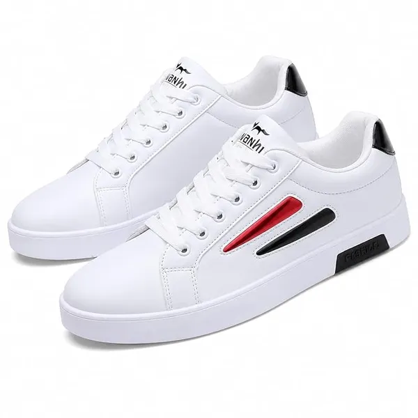 White_Synthetic_Leather_Sneakers_For_Men_&_Boys
