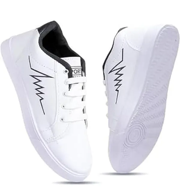 White_Synthetic_Leather_Sneakers_For_Men_&_Boys